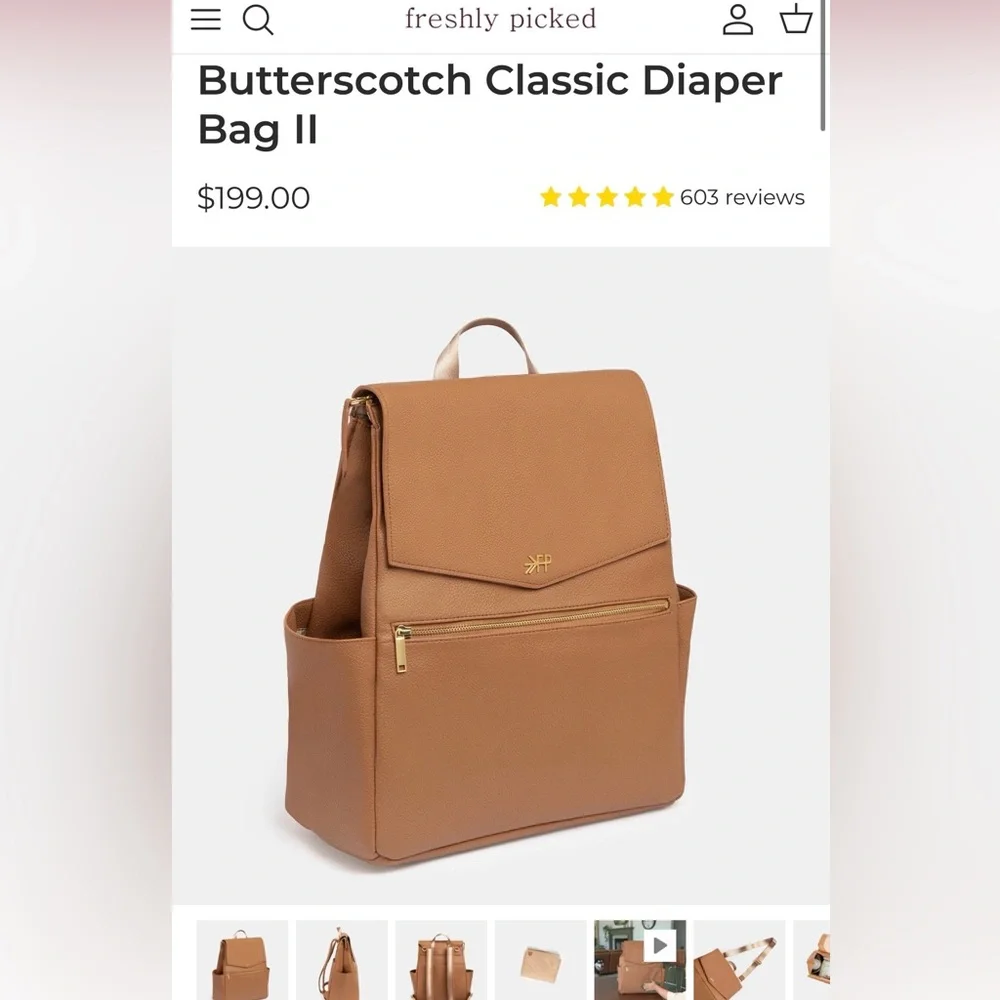 Freshly Picked Classic Diaper Bag